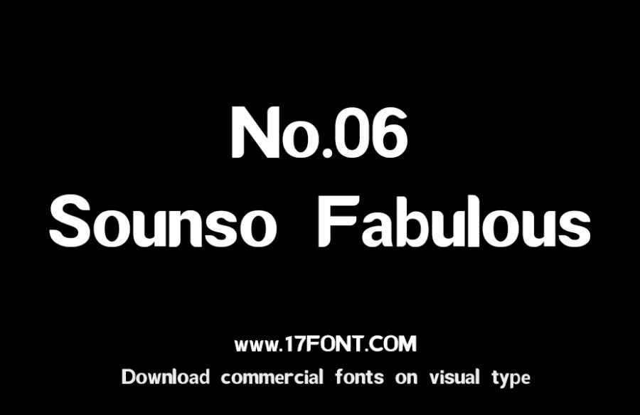 No.06-Sounso Fabulous