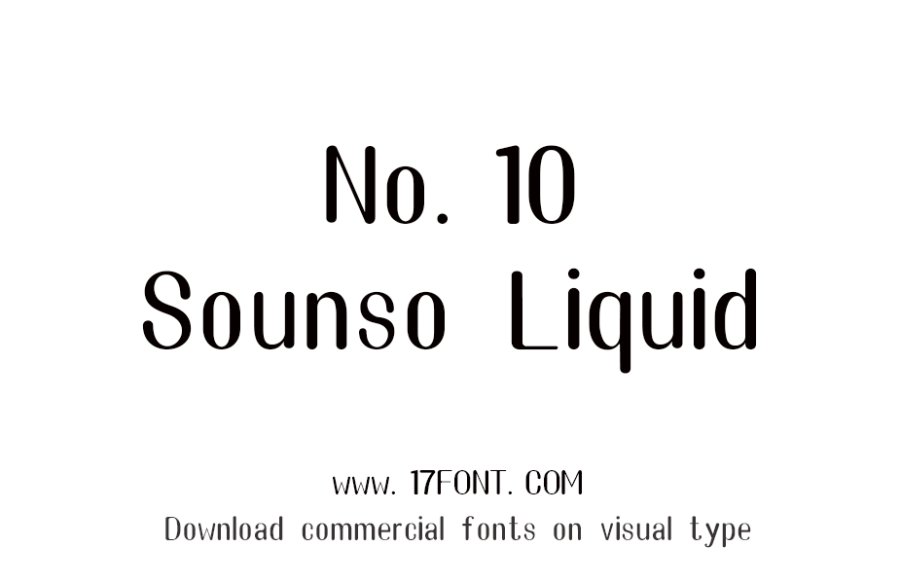 No.10-Sounso Liquid