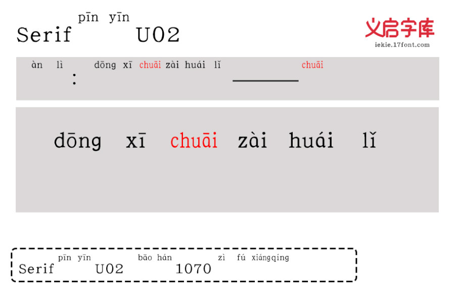 Serif拼音U02