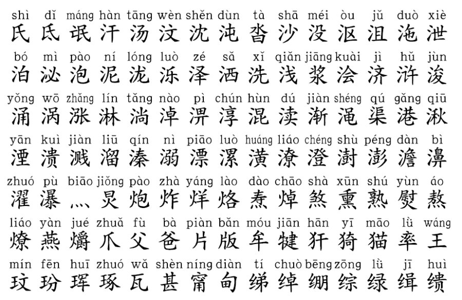 义启粗楷体 拼音版U02