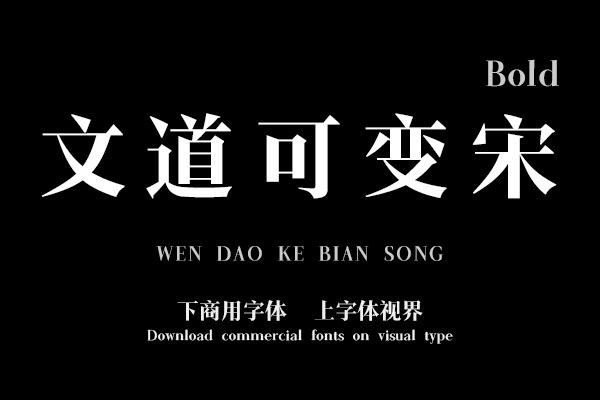 文道可变宋-Bold