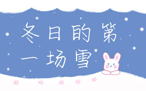 冬日的第一场雪