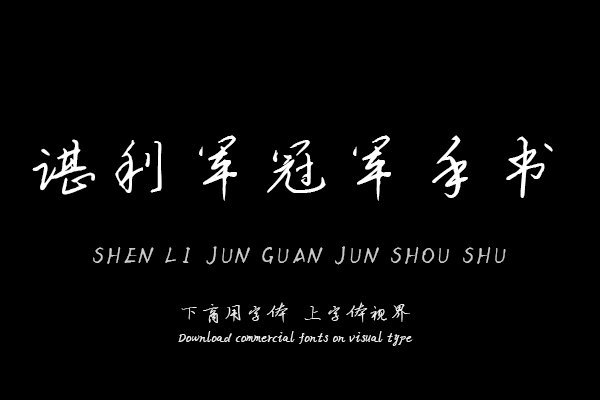 谌利军冠军手书