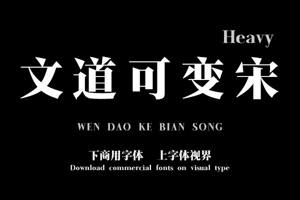 文道可变宋-Heavy