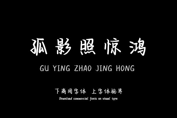 孤影照惊鸿