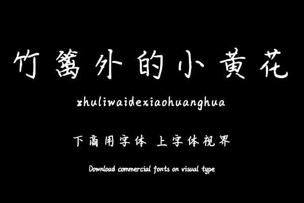 竹篱外的小黄花