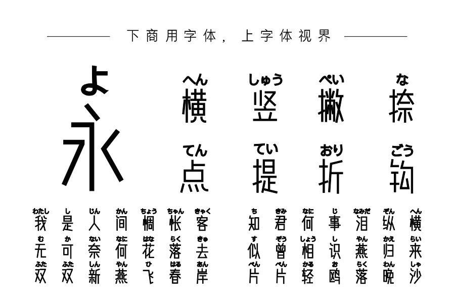 Aa北海道日文字幕体