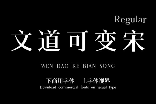 文道可变宋-Regular
