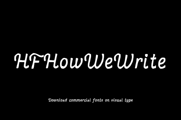 HFHowWeWrite