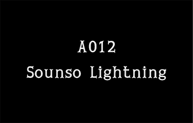 undefined-No.012-Sounso Lightning-艺术字体