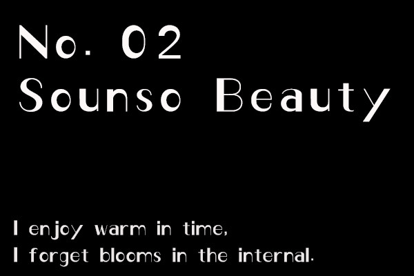 No.02-Sounso Beauty