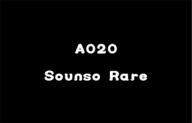undefined-No.020-Sounso Rare-字体设计