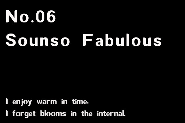 No.06-Sounso Fabulous