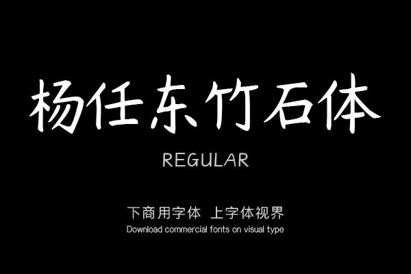 杨任东竹石体-Regular