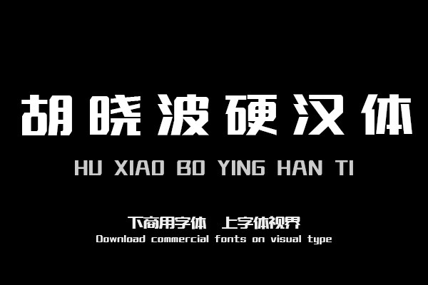 胡晓波硬汉体