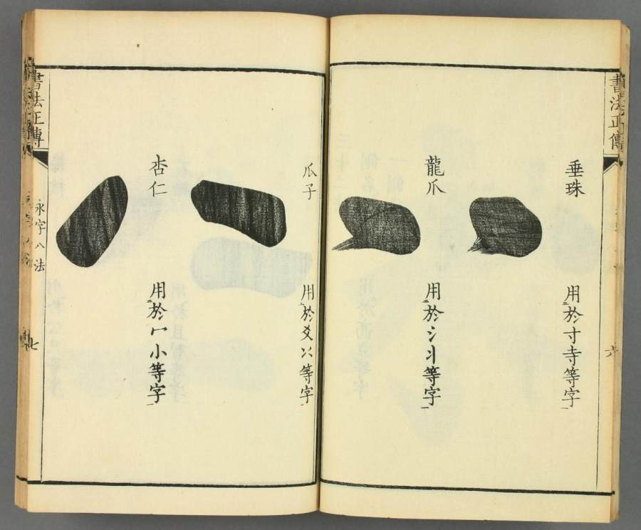 书法正传》清冯武编的楷书技法理论之永字八法-字体视界