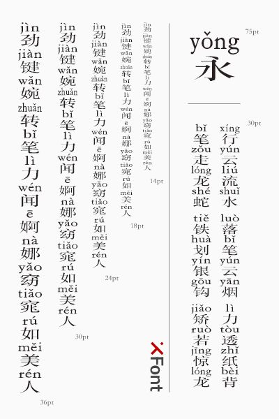 XFont-我爱拼音体字体 正直廉洁的代表
