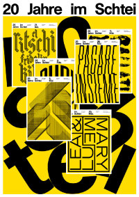 【创意字体】九张创意字体海报设计来自设计师 Erich Brechbühl