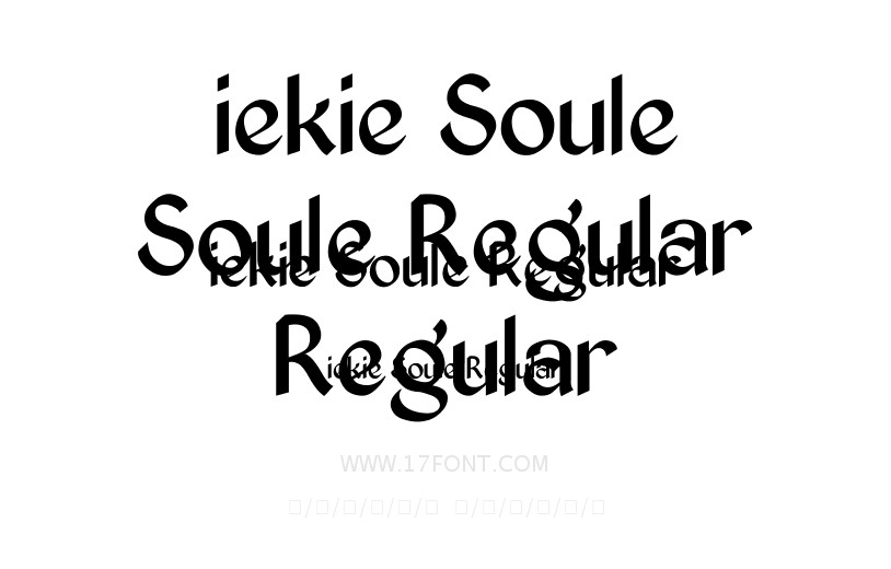 iekie Soule Regular