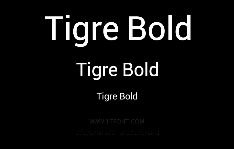 Tigre Bold