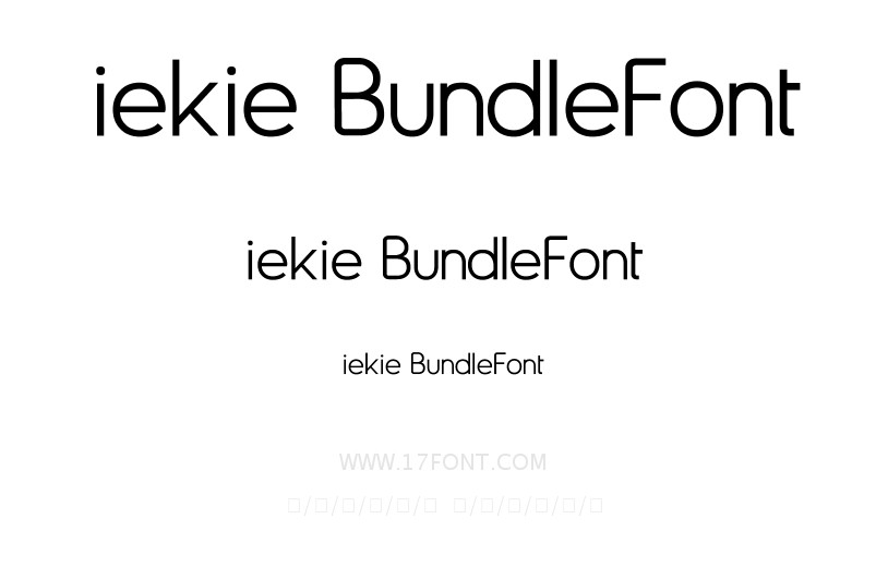 iekie Bundle Font