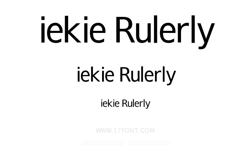iekie Rulerly