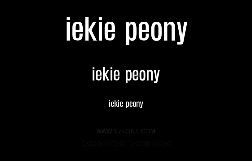 iekie Peony