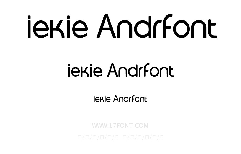 iekie Andrfont