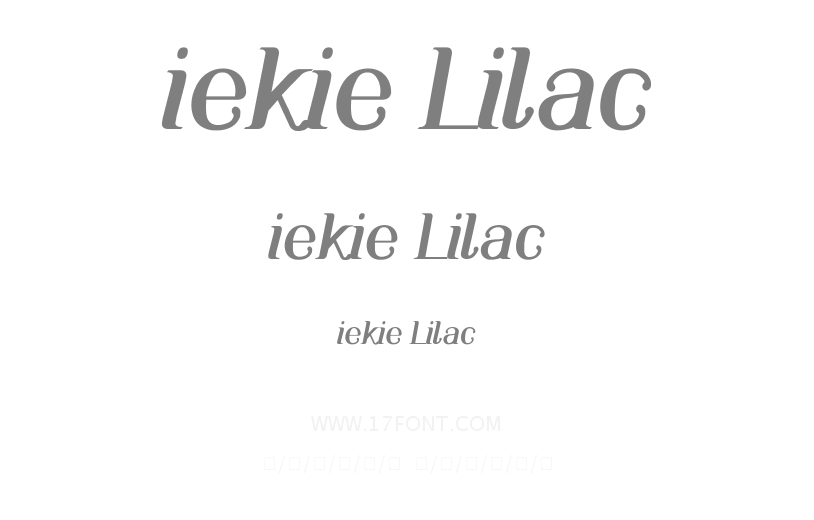 iekie Lilac