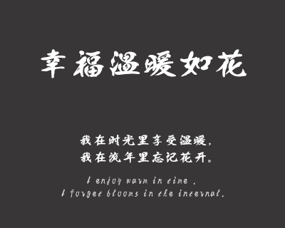 汉标精致体